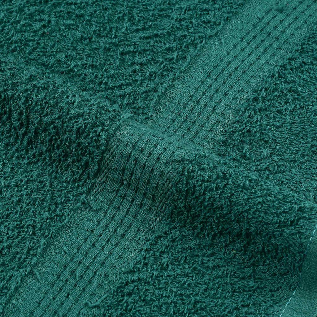 Håndklæder 4 stk. 70x140 cm 360 g/m2 100 % bomuld grøn