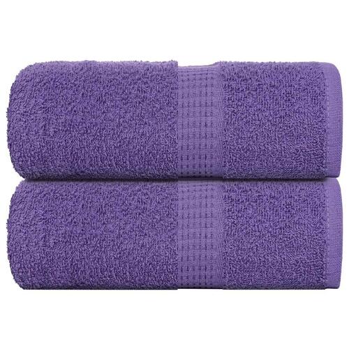 Håndklæder 2 stk. 30x30 cm 360 g/m2 100 % bomuld lilla