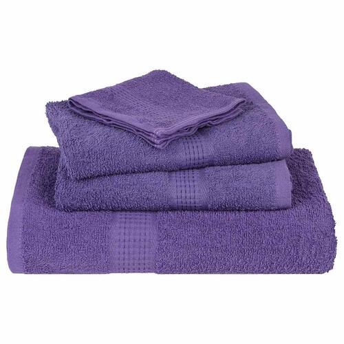 Håndklæder 2 stk. 30x30 cm 360 g/m2 100 % bomuld lilla