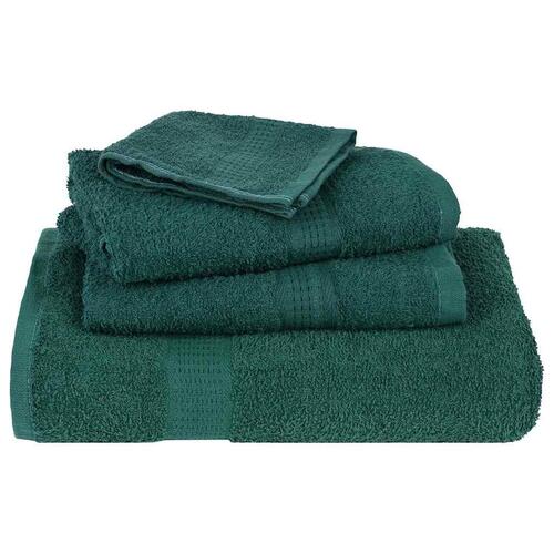Badehåndklæder 4 stk. 100x150cm 360g/m2 100% bomuld grøn