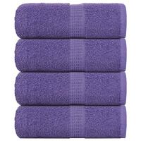 Håndklæder 4 stk. 30x30 cm 360 g/m2 100 % bomuld lilla