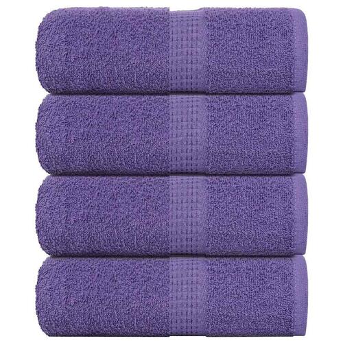 Håndklæder 4 stk. 30x30 cm 360 g/m2 100 % bomuld lilla