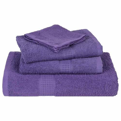 Håndklæder 4 stk. 30x30 cm 360 g/m2 100 % bomuld lilla