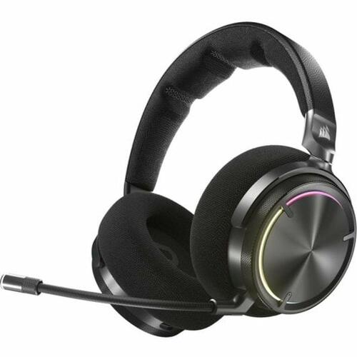 Gaming headset med mikrofon Corsair Sort