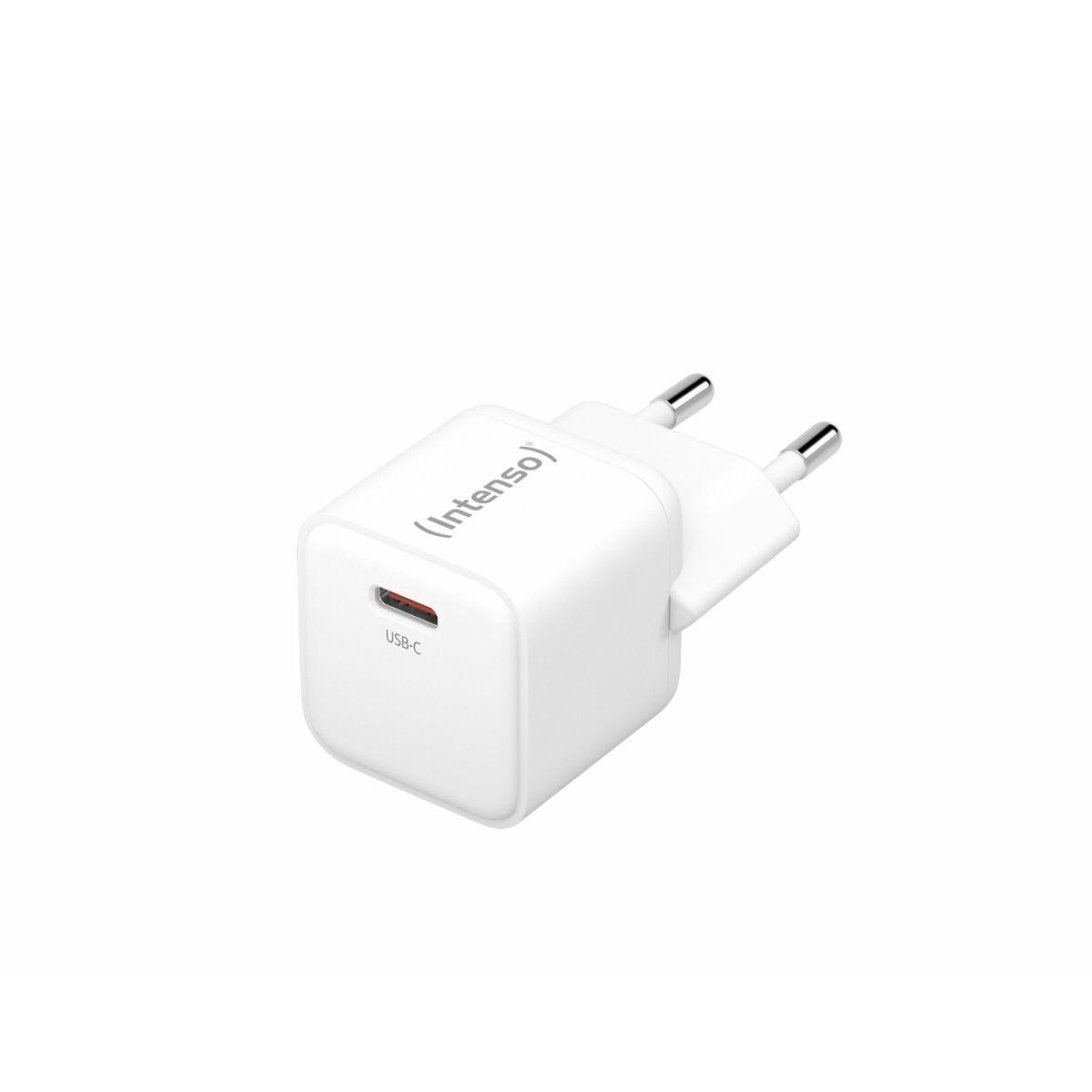 USB-C vægoplader INTENSO W30C 30 W - hvid billede