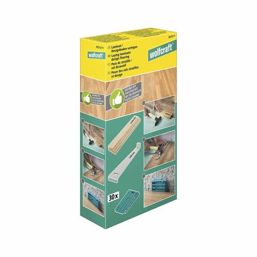 Monteringssæt til laminat- og designgulve Wolfcraft 6975000