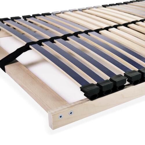 Lamelbund til seng med 42 lameller 7 zoner 90 x 200 cm