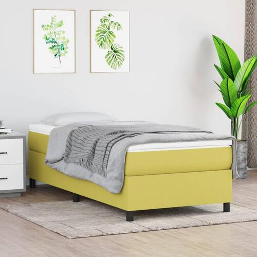 Sengeramme 80x200 cm stof grøn