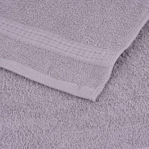 Håndklæder 4 stk. 70x140 cm 360 g/m2 100 % bomuld grå