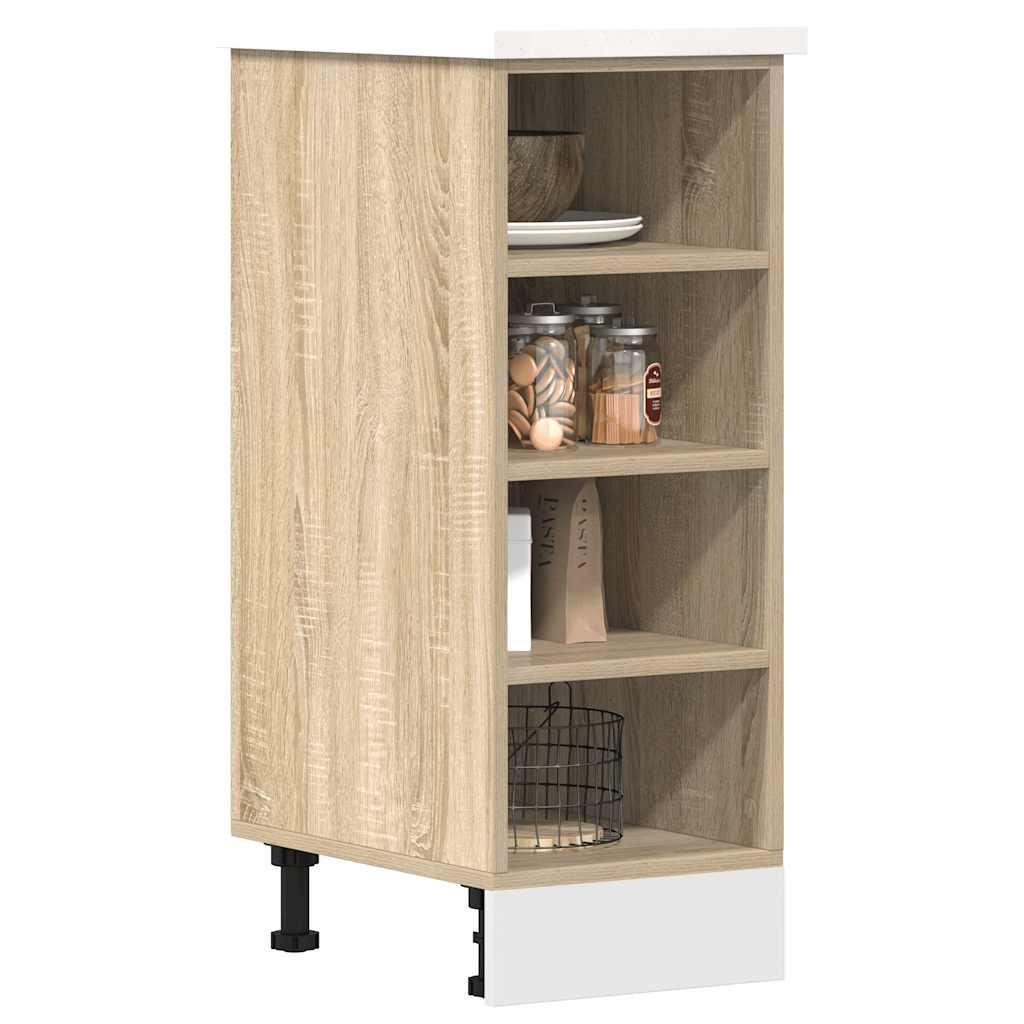 Underskab “Riga” i sonoma eg 30 × 44,5 × 81,5 cm - konstrueret træ billede