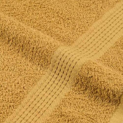 Håndklæder 10 stk. 30x30 cm 360 g/m2 100 % bomuld guldfarvet