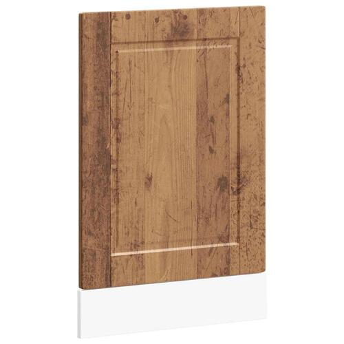 Låge til opvaskemaskine Porto 45x1,5x67 cm antikt træ