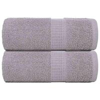 Håndklæder 2 stk. 30x30 cm 360 g/m2 100 % bomuld grå
