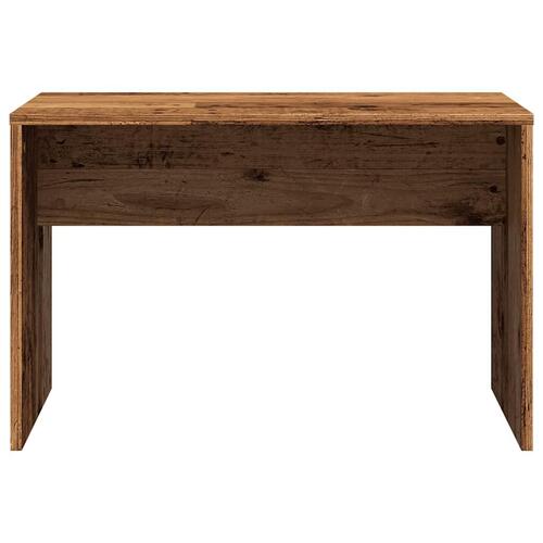 Skammel til makeupbord 70x35x45 cm konstrueret træ antikt træ