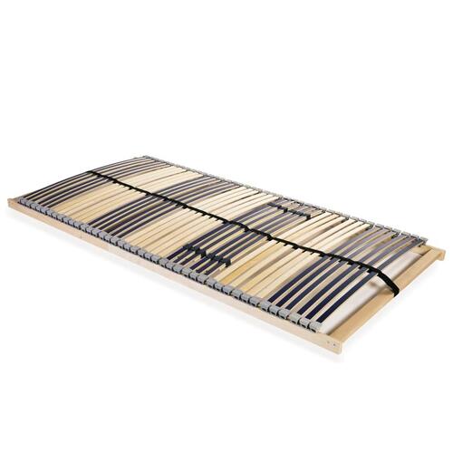 Lamelbund til seng med 42 lameller 7 zoner 120 x 200 cm