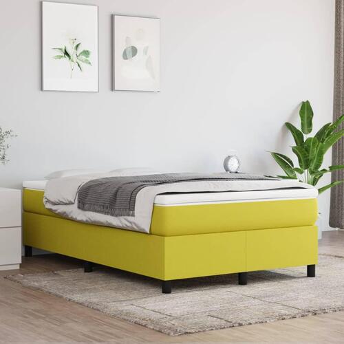 Sengeramme uden madras Grøn 120x200 cm Stof