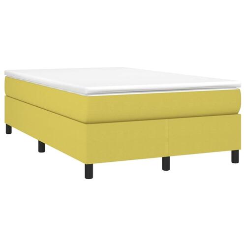 Sengeramme uden madras Grøn 120x200 cm Stof