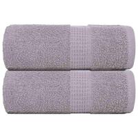 Gæstehåndklæder 2 stk. 30x50 cm 360 g/m2 100 % bomuld grå