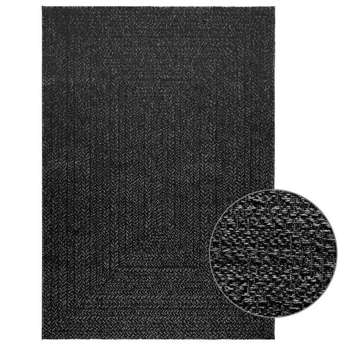 Gulvtæppe ZIZUR 120x170cm jute-look indendørs udendørs