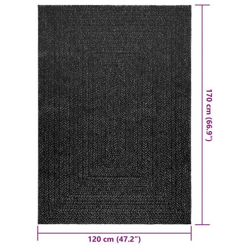 Gulvtæppe ZIZUR 120x170cm jute-look indendørs udendørs
