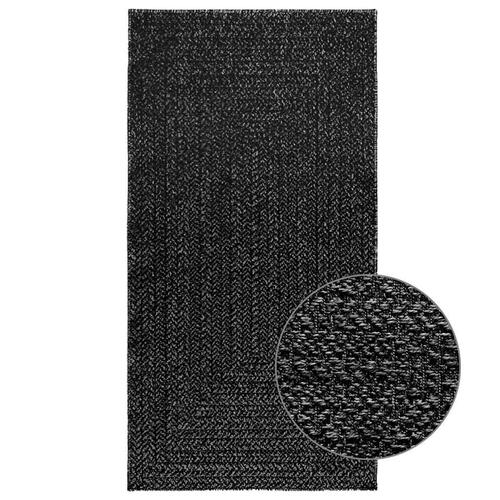 Gulvtæppe ZIZUR 80x150 cm jute-look indendørs udendørs