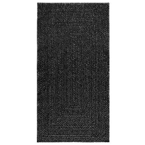 Gulvtæppe ZIZUR 80x150 cm jute-look indendørs udendørs