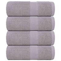 Håndklæder 4 stk. 30x30 cm 360 g/m2 100 % bomuld grå