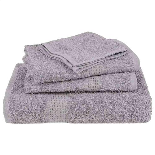 Håndklæder 4 stk. 30x30 cm 360 g/m2 100 % bomuld grå