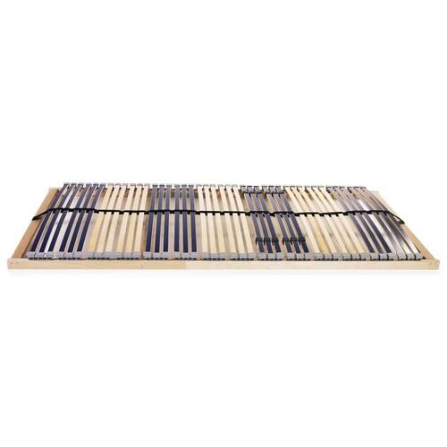 Lamelbund til seng med 42 lameller 7 zoner 140 x 200 cm