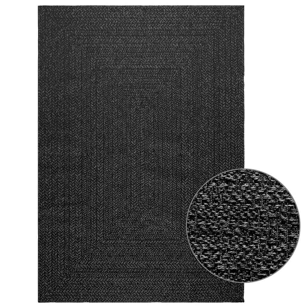 Gulvtæppe ZIZUR 140x200cm jute-look indendørs udendørs