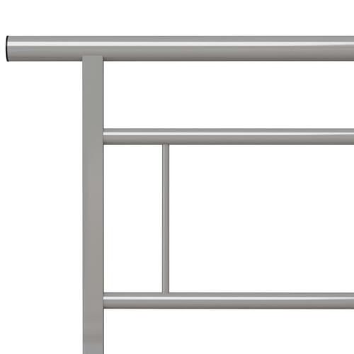 Sengestel 140x200 cm metal grå