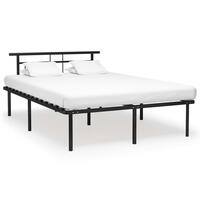 Sengestel 160x200 cm metal sort
