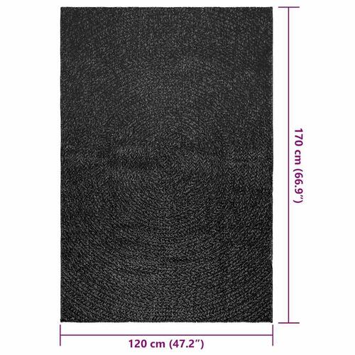 Gulvtæppe ZIZUR 120x170cm jute-look indendørs udendørs