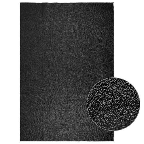 Gulvtæppe ZIZUR 240x340cm jute-look indendørs udendørs