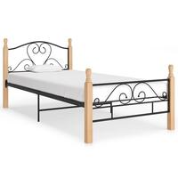 Sengeramme 100x200 cm metal sort