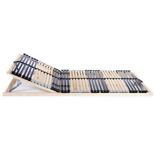 Lamelbund til seng med 42 lameller 7 zoner 90 x 200 cm
