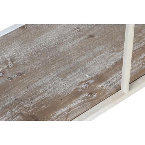 Hylder Home ESPRIT Hvid Natur Metal 159 X 36,5 X 91 cm