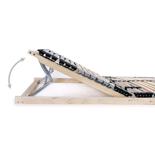 Lamelbund til seng med 42 lameller 7 zoner 100 x 200 cm