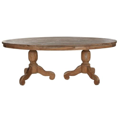 Spisebord Home ESPRIT Natur Teak 220 X 110 X 78 cm