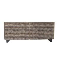 Skænk Home ESPRIT Teak Kokosnød Fiber 200 X 45 X 80 cm