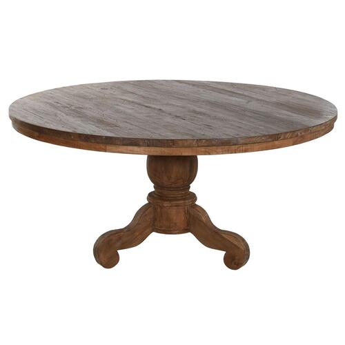 Spisebord Home ESPRIT Natur Teak 160 X 160 X 78 cm