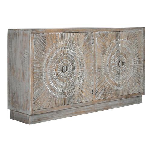 Skænk Home ESPRIT Hvid Mangotræ 180 X 40 X 96 cm