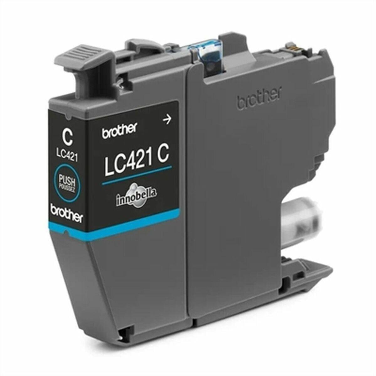 Original blækpatron Brother LC421C Cyan