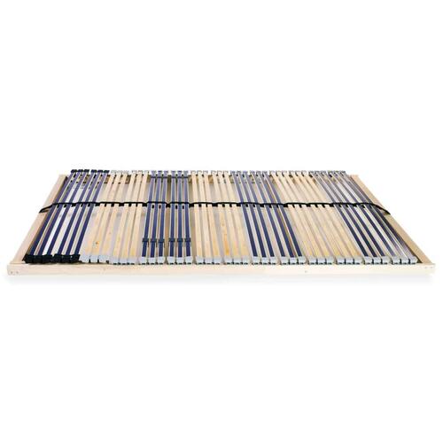 Lamelbund til seng med 42 lameller 7 zoner 120 x 200 cm