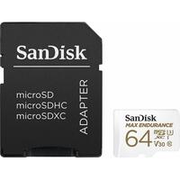 Mikro-SD-hukommelseskort med adapter SanDisk Max Endurance 64 GB