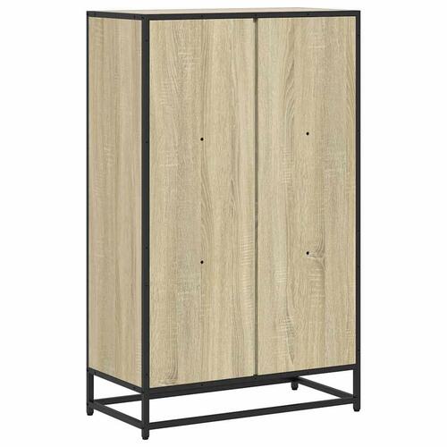 Bogskab 65,5x33x107,5 cm konstrueret træ sonoma-eg