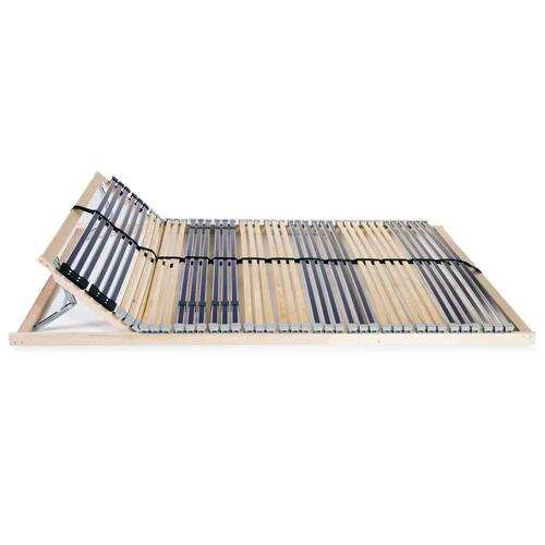 Lamelbund til seng med 42 lameller 7 zoner 140 x 200 cm