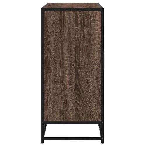 Skænk 92x35x76 cm konstrueret træ brun egetræsfarve