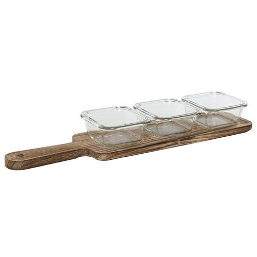 Snack bakke Home ESPRIT Natur 140 ml 43 x 10 x 5,5 cm