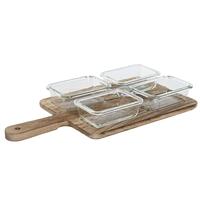 Snack bakke Home ESPRIT Natur 350 ml 39,5 x 20 x 5 cm